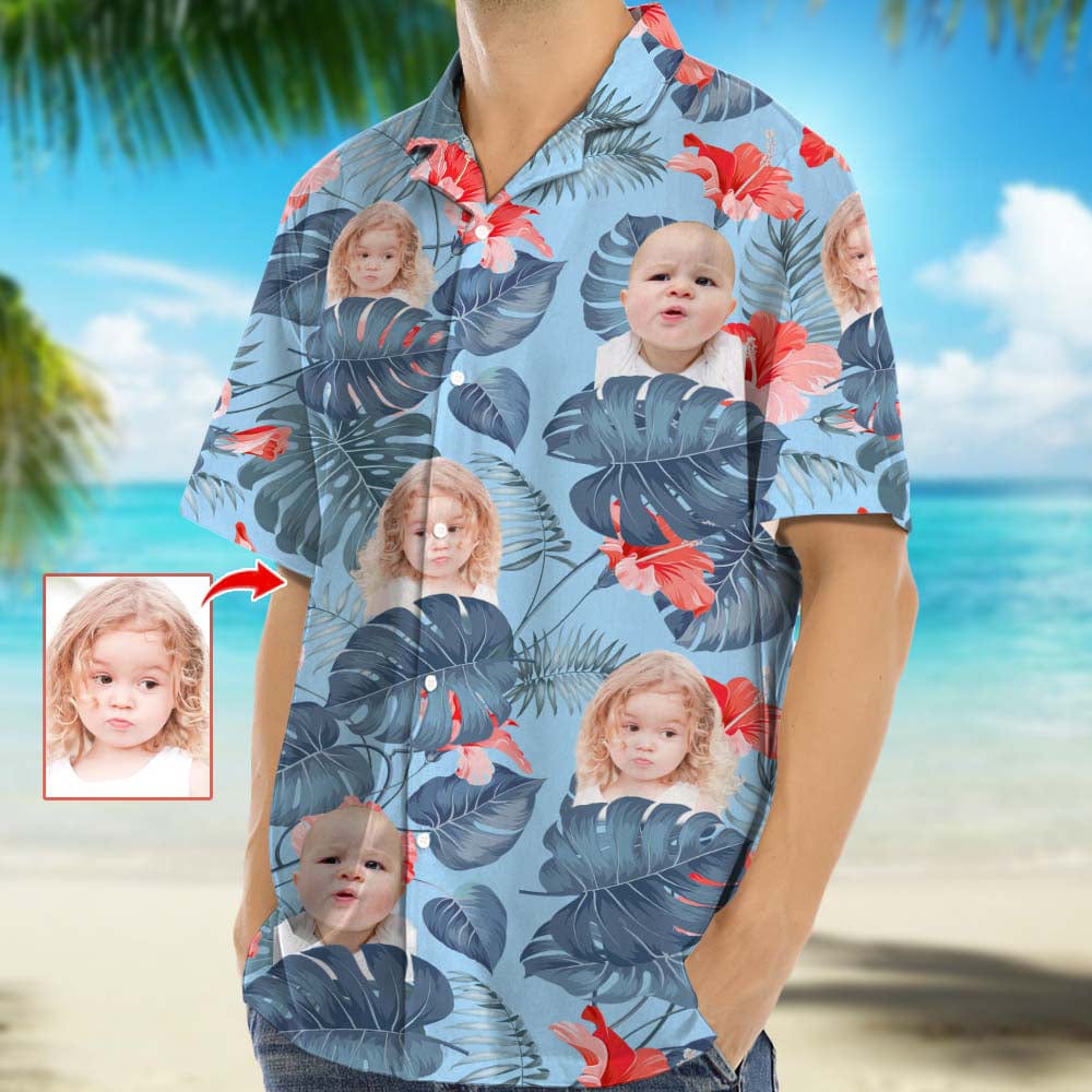 Upload Photo Family Hawaiian Shirt HO82 K228 888384