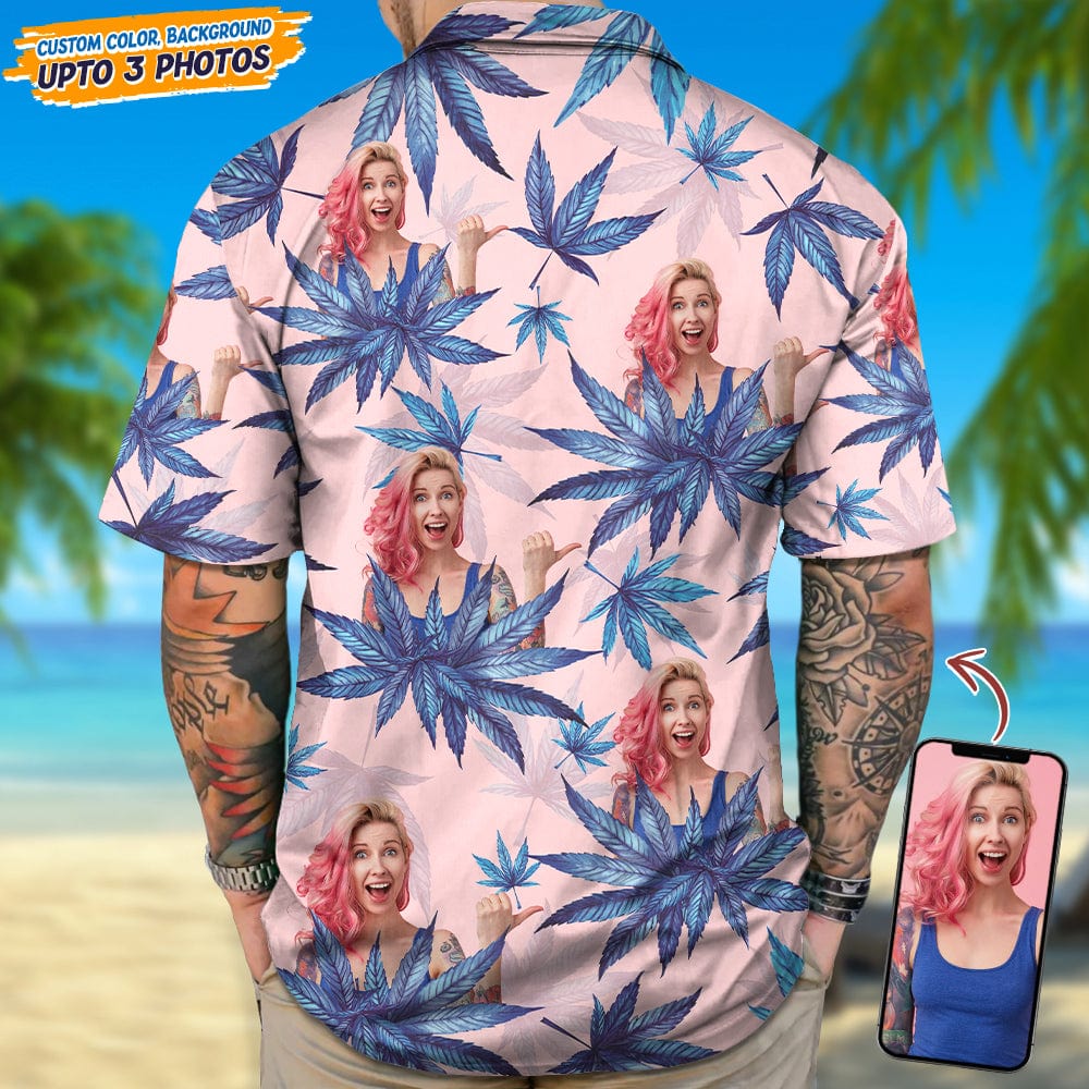 Upload Photo Human And Weed Hawaii Shirt N304 889286