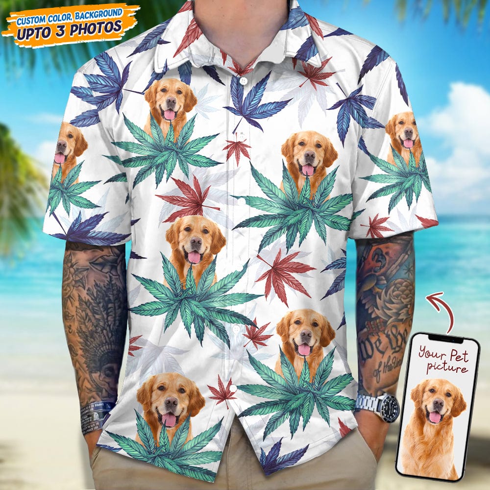 Upload Photo I Like Dogs And Weed Hawaii Shirt N304 889282