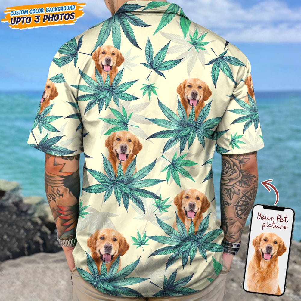 Upload Photo I Like Dogs And Weed Hawaii Shirt N304 889282