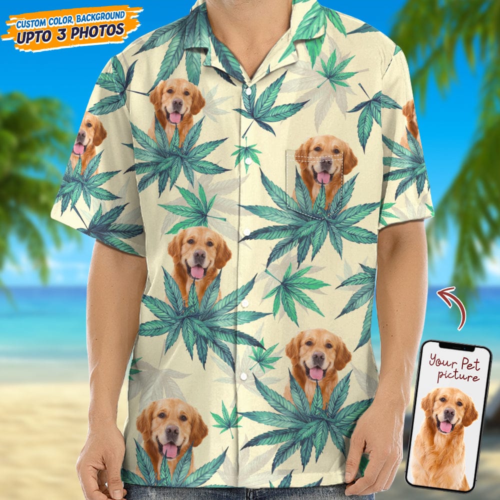Upload Photo I Like Dogs And Weed Hawaii Shirt N304 889282