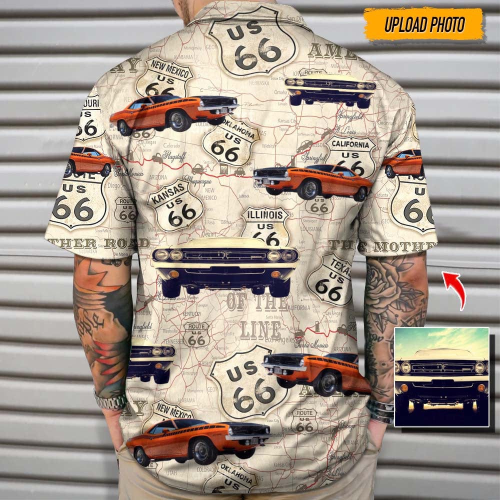 Upload Photo Muscle Car Hawaiian Shirt, N304 888446