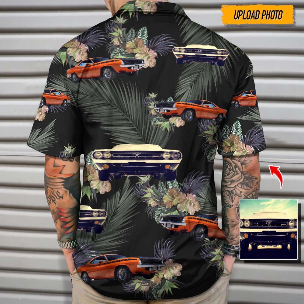 Upload Photo Muscle Car Hawaiian Shirt, N304 888446