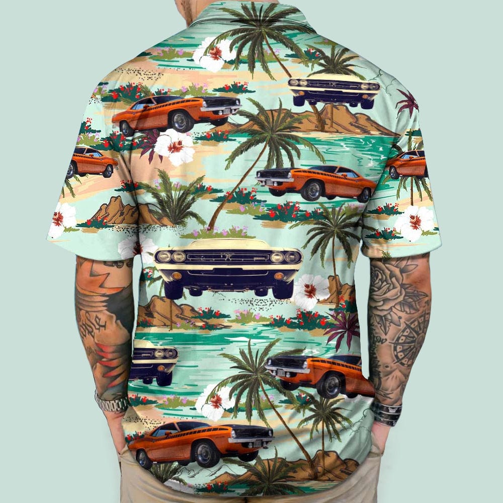 Upload Photo Muscle Car Hawaiian Shirt, N304 888446