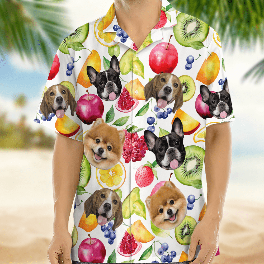 Upload Photo Summer Tropical Fruit Hawaiian Shirt DM01 891115