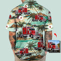 Upload Truck Photo Hawaiian Shirt, N369 222386