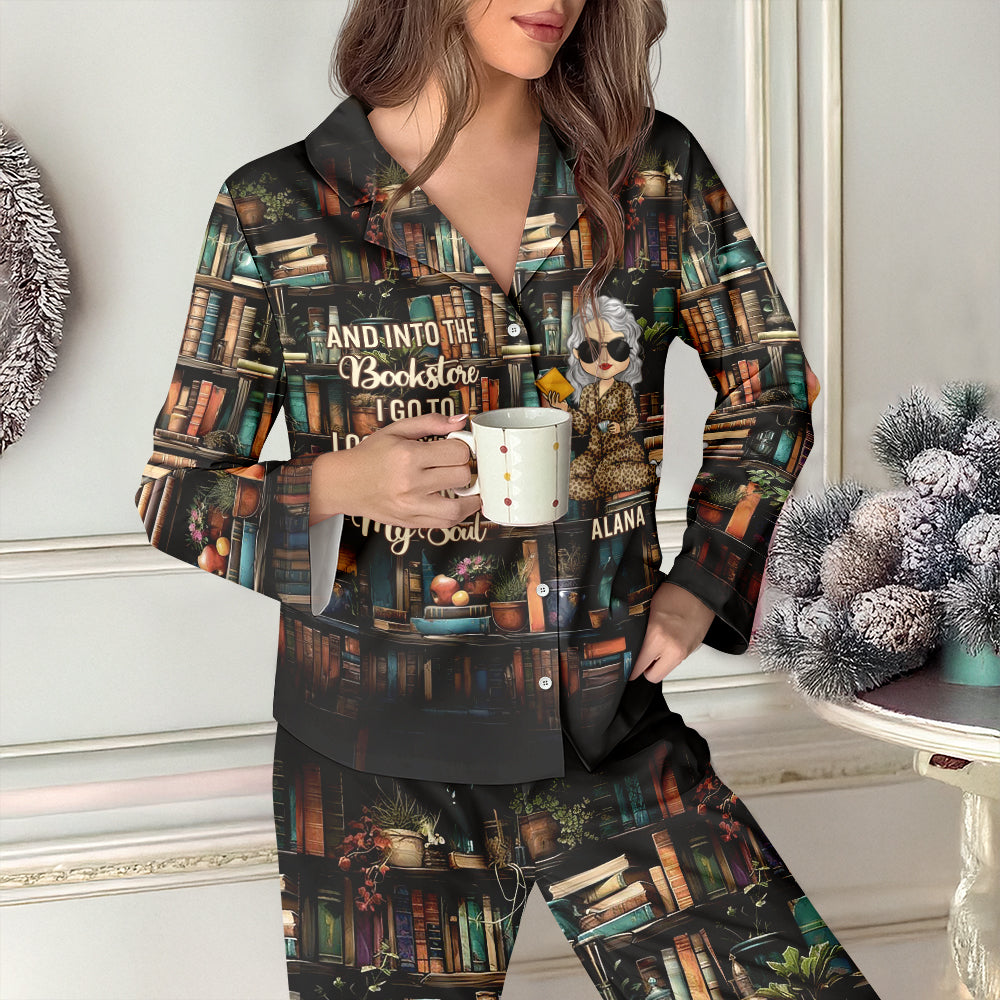Personalized Just A Girl Who Loves Book Pajamas TH10 896243