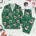 Custom Puppy Photo Personalized Dog Lovers Christmas Pajamas CH07 899640