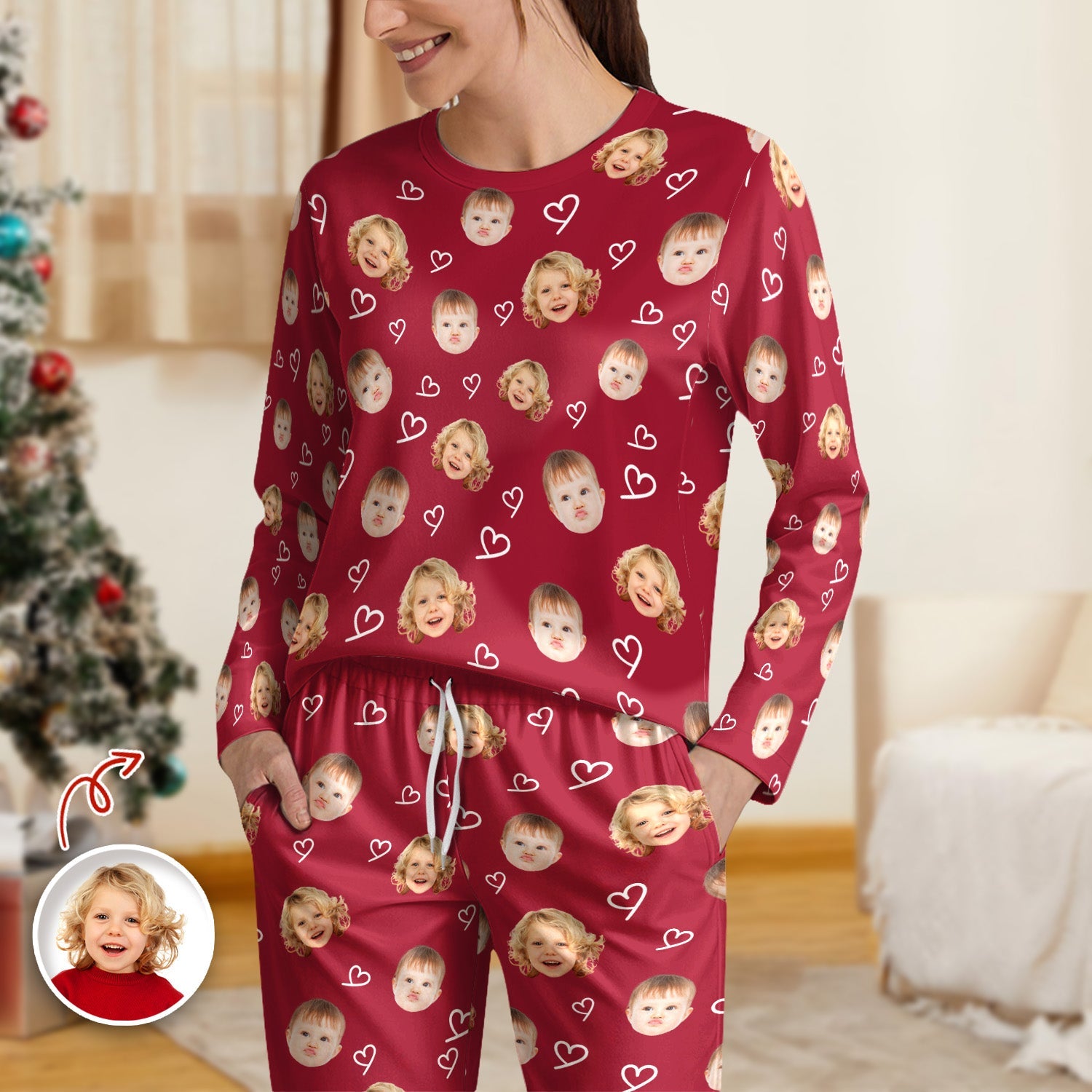 Custom Children Photo For Dad And Mom Sleepwear CH07 899044