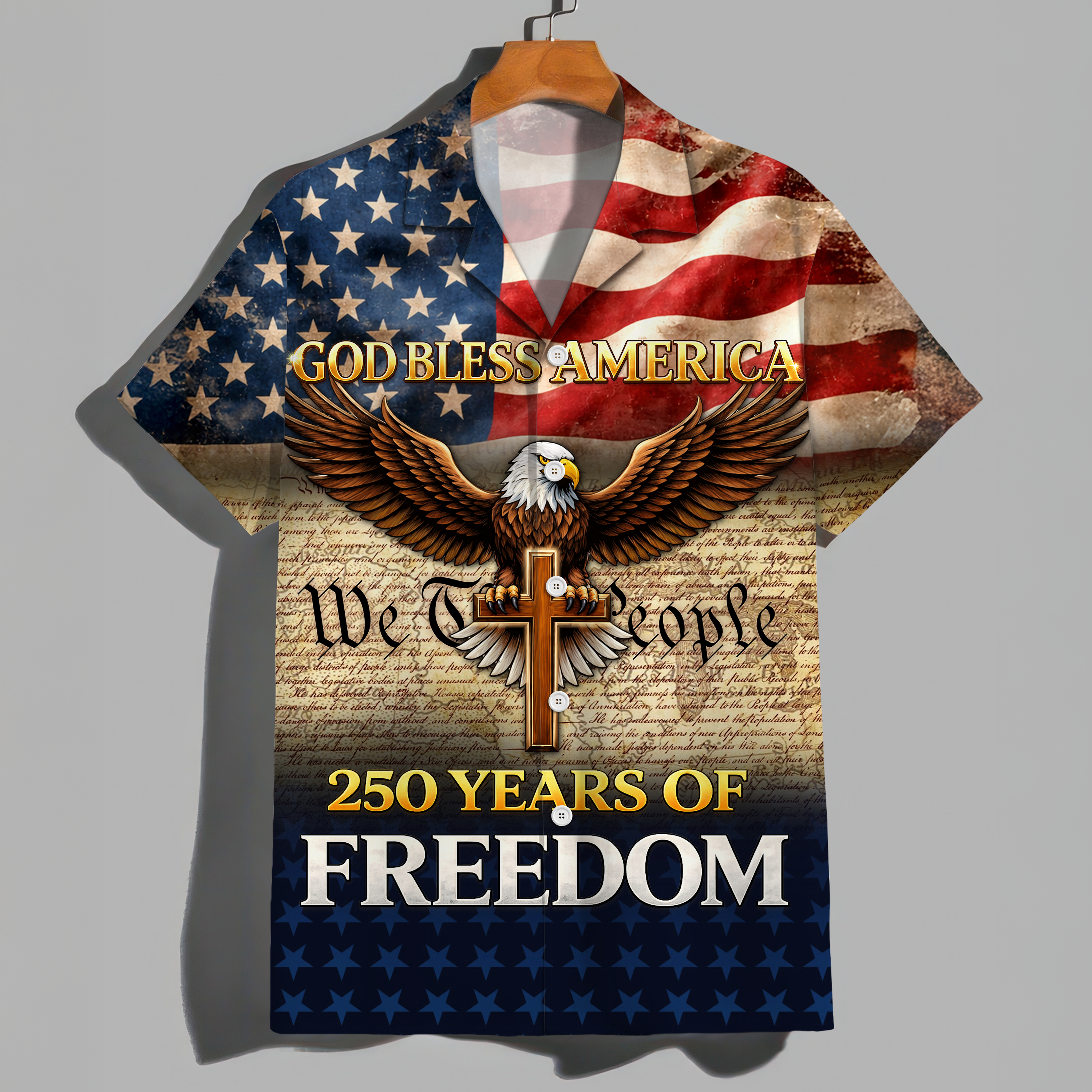 250 Years of Freedom - God Bless America Hawaii Shirt CH07 910492