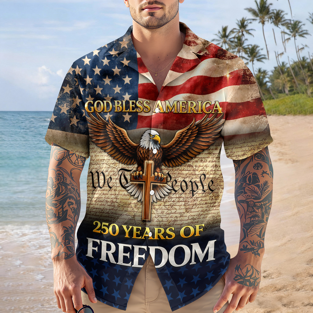 250 Years of Freedom - God Bless America Hawaii Shirt CH07 910492