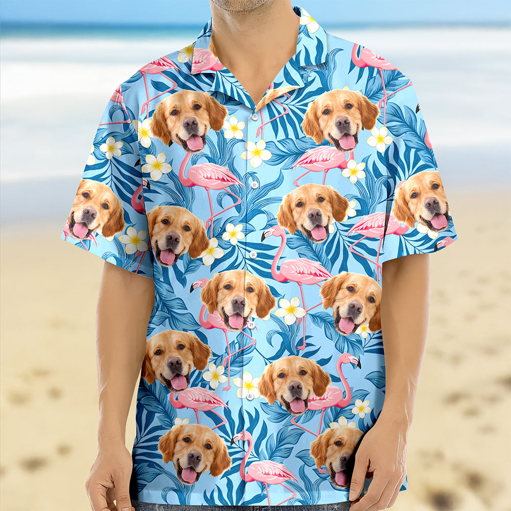 Custom Dog Cat Face Hawaii Shirt Personalized Aloha Shirt HA75 921120
