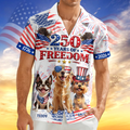 My Dog Celebrating America's 250th Anniversary Hawaii Shirt CH07 910418